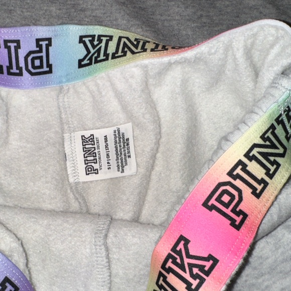 Pink Victoria Secret women’s size xsmall bundle of shorts with rainbow waist - Picture 6 of 7